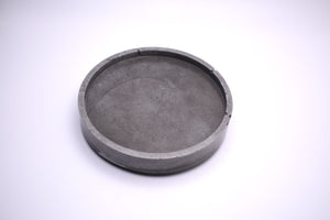 Set of 4 Gray Concrete Circle Coasters